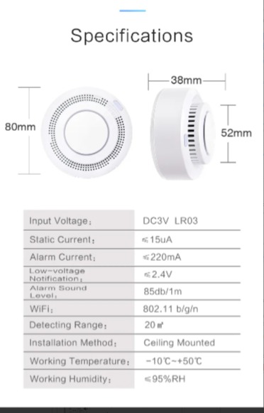 Miniatura 2 de SENSOR DE HUMO